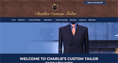Desktop Screenshot of charliescustomtailor.com